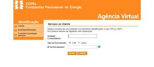 segunda via conta luz copel